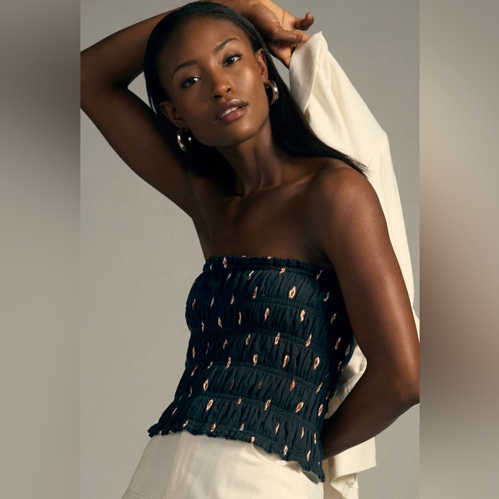 NWT Anthropologie smocked tube top